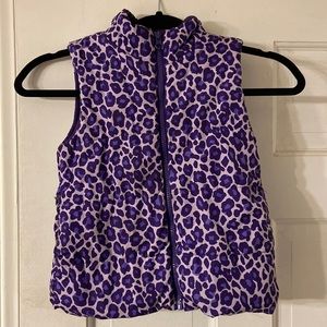 Girls puffer vest, no hood
